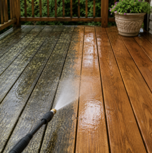 Non-toxic deck cleaner
