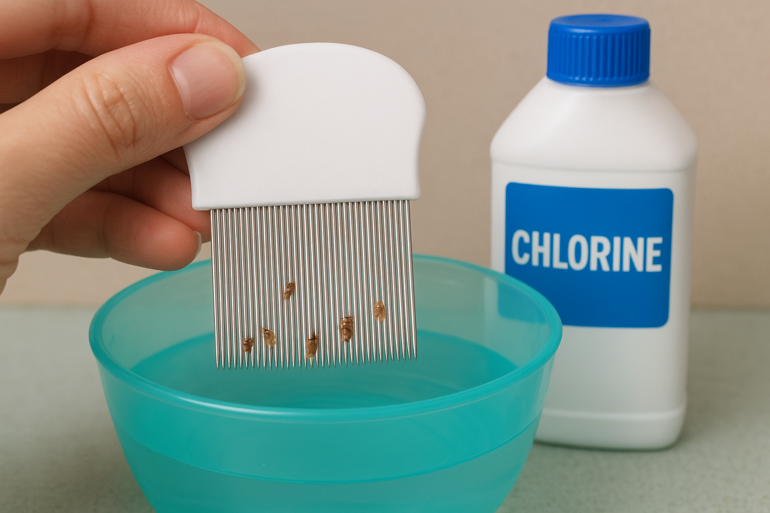 Does chlorine kill head lice?